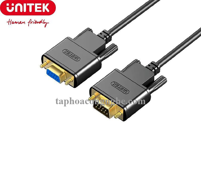 Unitek 27105 Y-C708ABK 3M Cáp Com 9 pin Rs232 nối dài extension 30027105